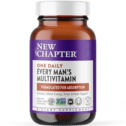 New Chapter Men’s Multivitamin, B6, Extra B12, D3, Vitamin C