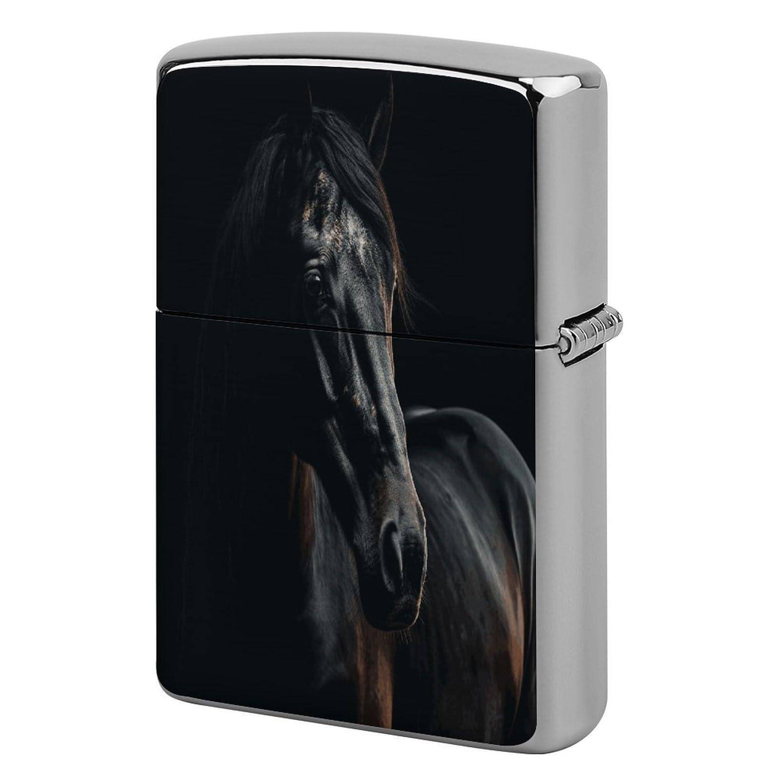 Btcowzrv Style A Dark Horse Metal Lighter Case Sleeve Cover Holder