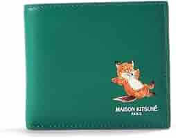 Amazon | [メゾン キツネ] 二つ折り財布 KU05336LC0029 P374(グリーン