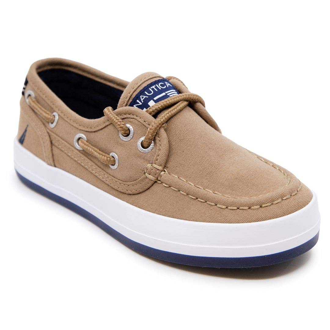 Nautica Kid's Spinnaker Youth Boat Shoe Casual Loafer 2 Eye Lace (Little Kid/Big Kid)