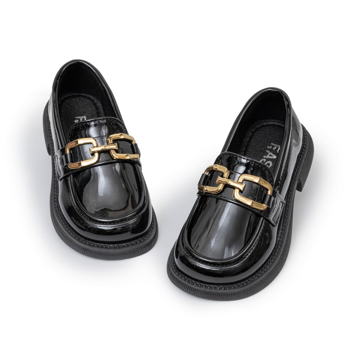 Oamico Toddler Girls Dress Shoes Loafers School Uniform Mary Jane Flats Thick Non-Slip Sole Casual Shoe (Toddler/Little Kids)