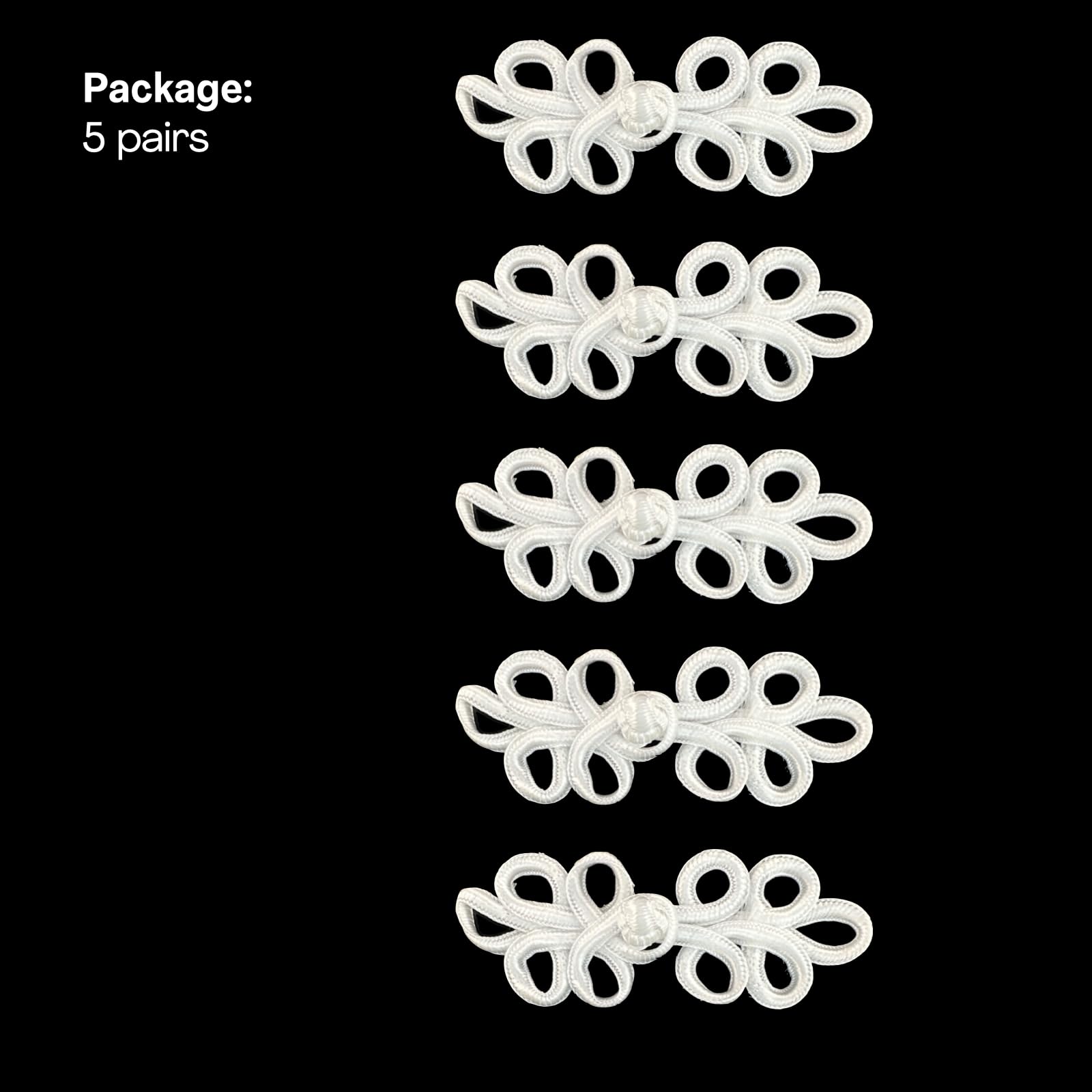 Amazon.com: Starlight Trimmings 5 Pairs of Beaded Chinese