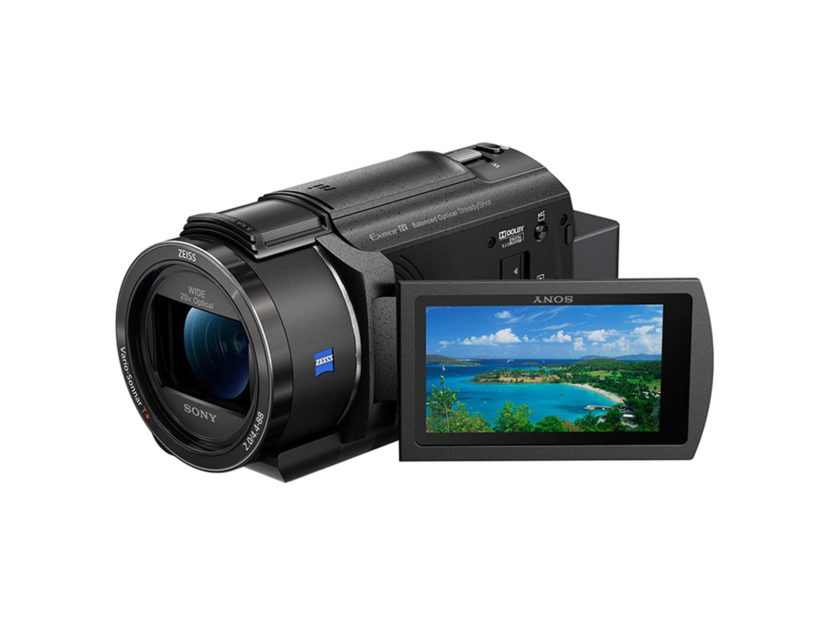 Sony FDRAX43/B Videocámara Handycam 4K AX43 con Sensor CMOS Exmor R con ...