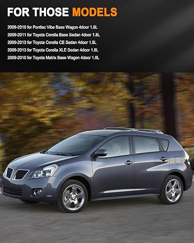 Miniatura 7 de Nuevo alternador apto para Toyota Corolla 1.8L 2009-2010 para Pontiac Vibe 1.8L 2009-2010 para Toyota Matrix 1.8L, 11385 11577 27060-0T040