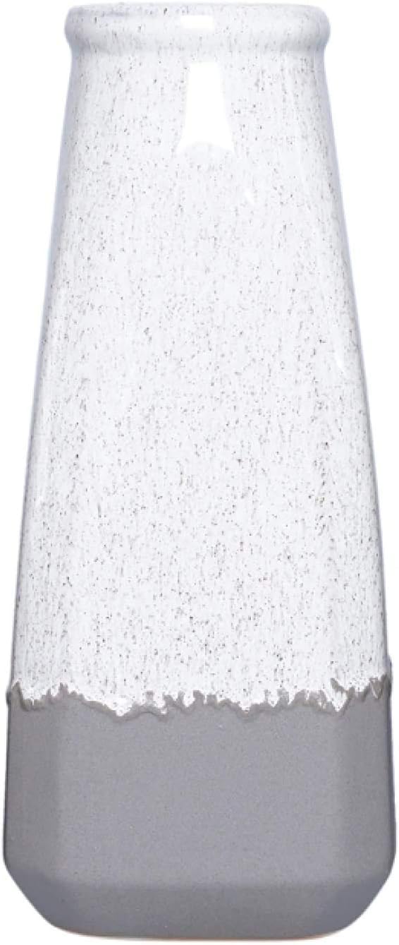 Hosley 10 Inch High Ceramic Vase. Ideal Gift for Wedding Floral Floor Vase Party Home Decor Office Spa W5