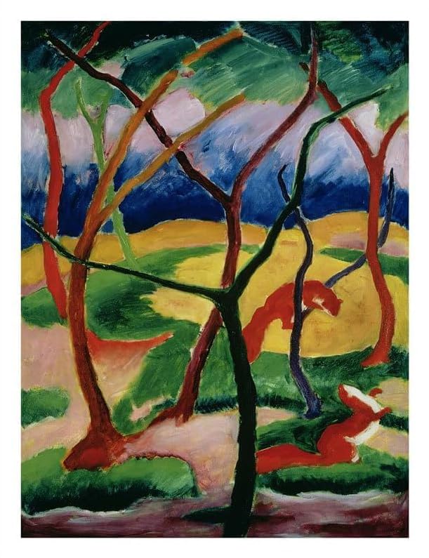 Tableau Franz Marc Jouer pour sublimer la décoration du salon