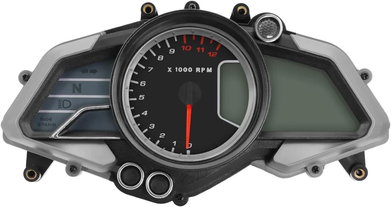 Motorcycle Speedometer Gauge for Ba&jaj 200NS 12V Motorcycle Dash Board Tachometer Tach Display Oil Gauge Water Temp Meter 12000RPM