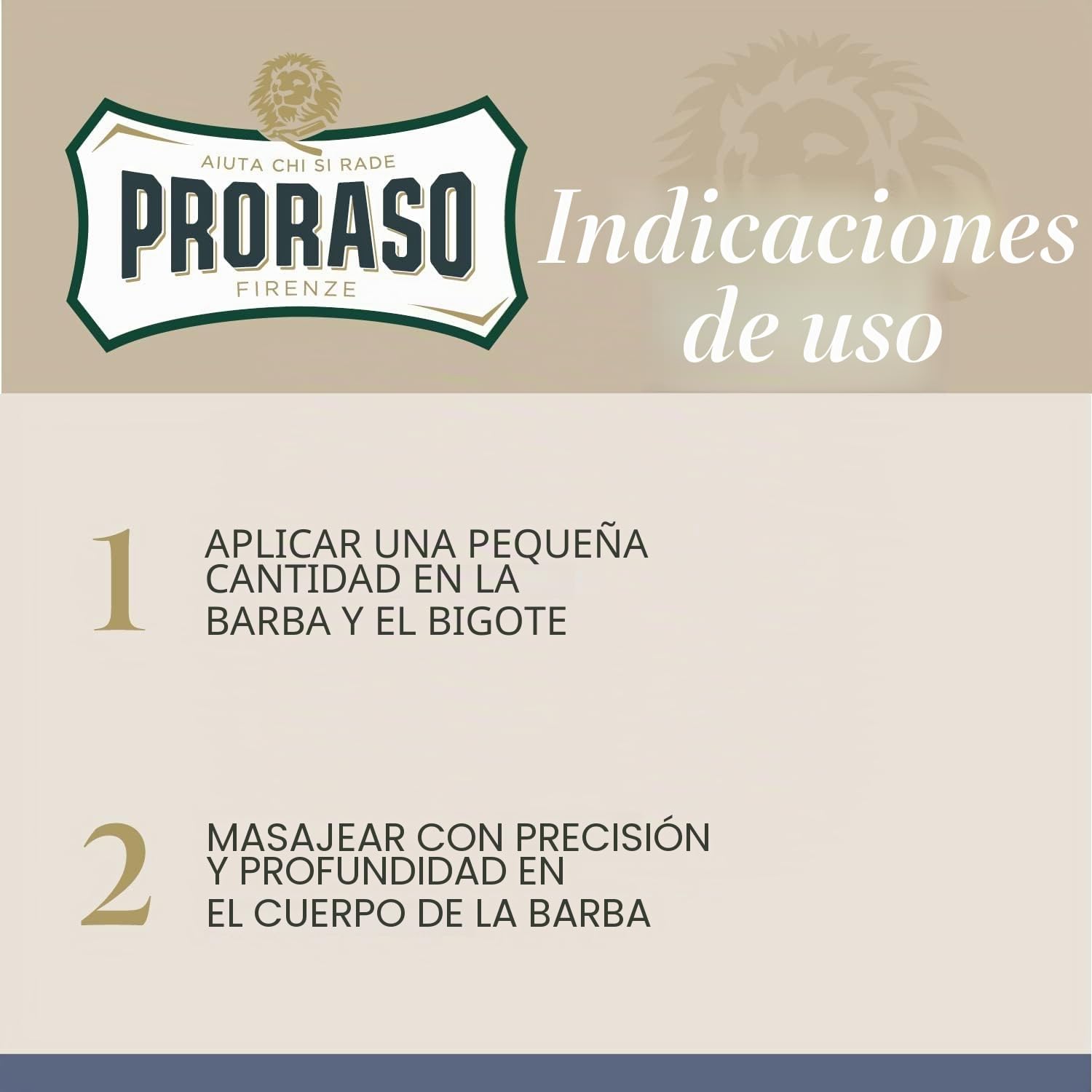 Proraso Bálsamo barba, Azur Lime, 100 ml, bálsamo barba hombre suavizante anti irritaciones, bálsamo para cuidado facial hombre con aroma amaderado