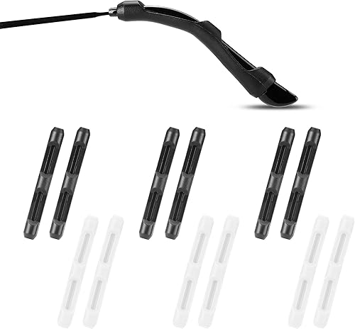 Miniatura 8 de Lentes de silicona suave con puntas de sien, retenedores de lentes cómodos y elásticos antideslizantes para lentes de sol, lentes de lectura, 6