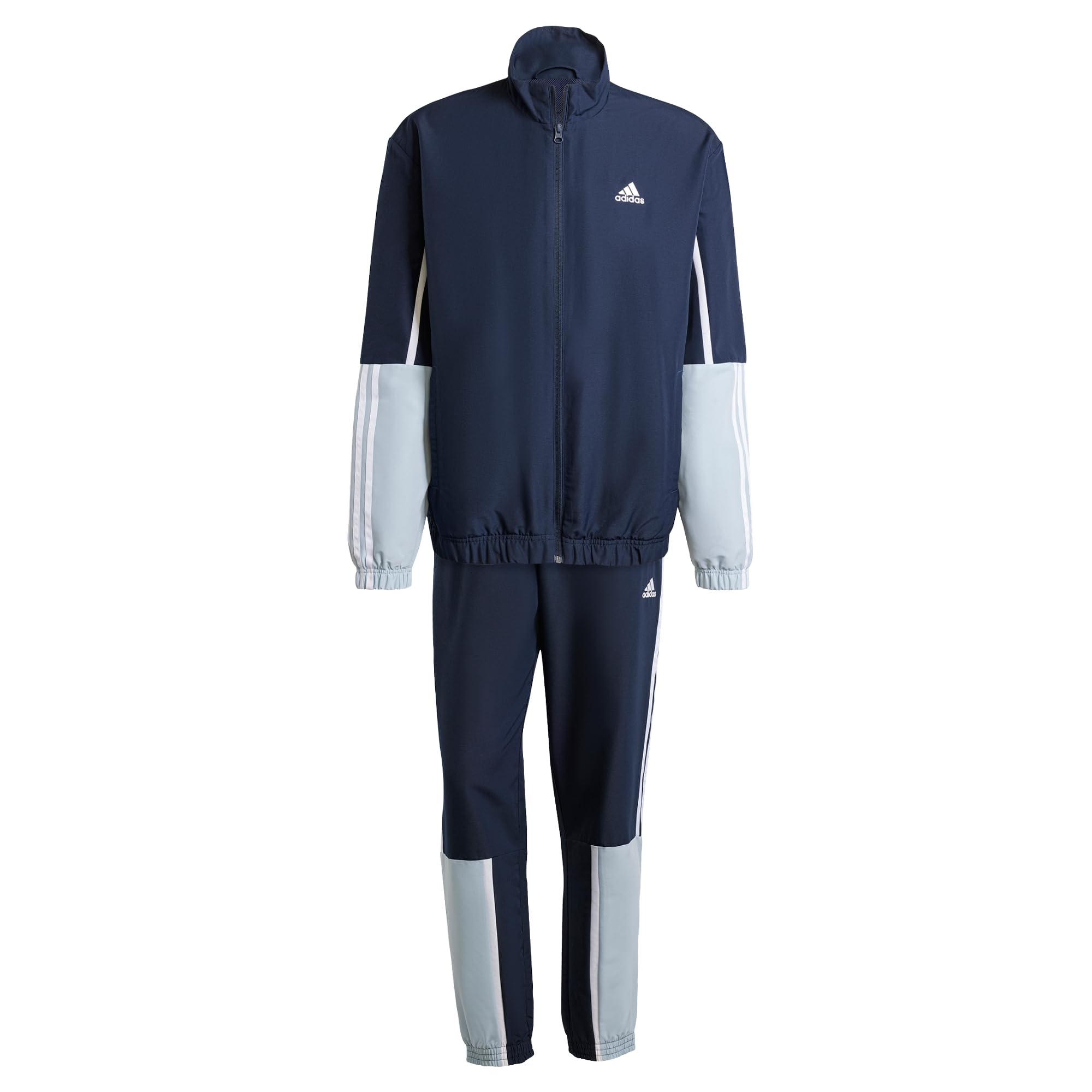 adidas Men's Sportswear Colorblock 3-Stripes Track Suit, Legend Ink, S