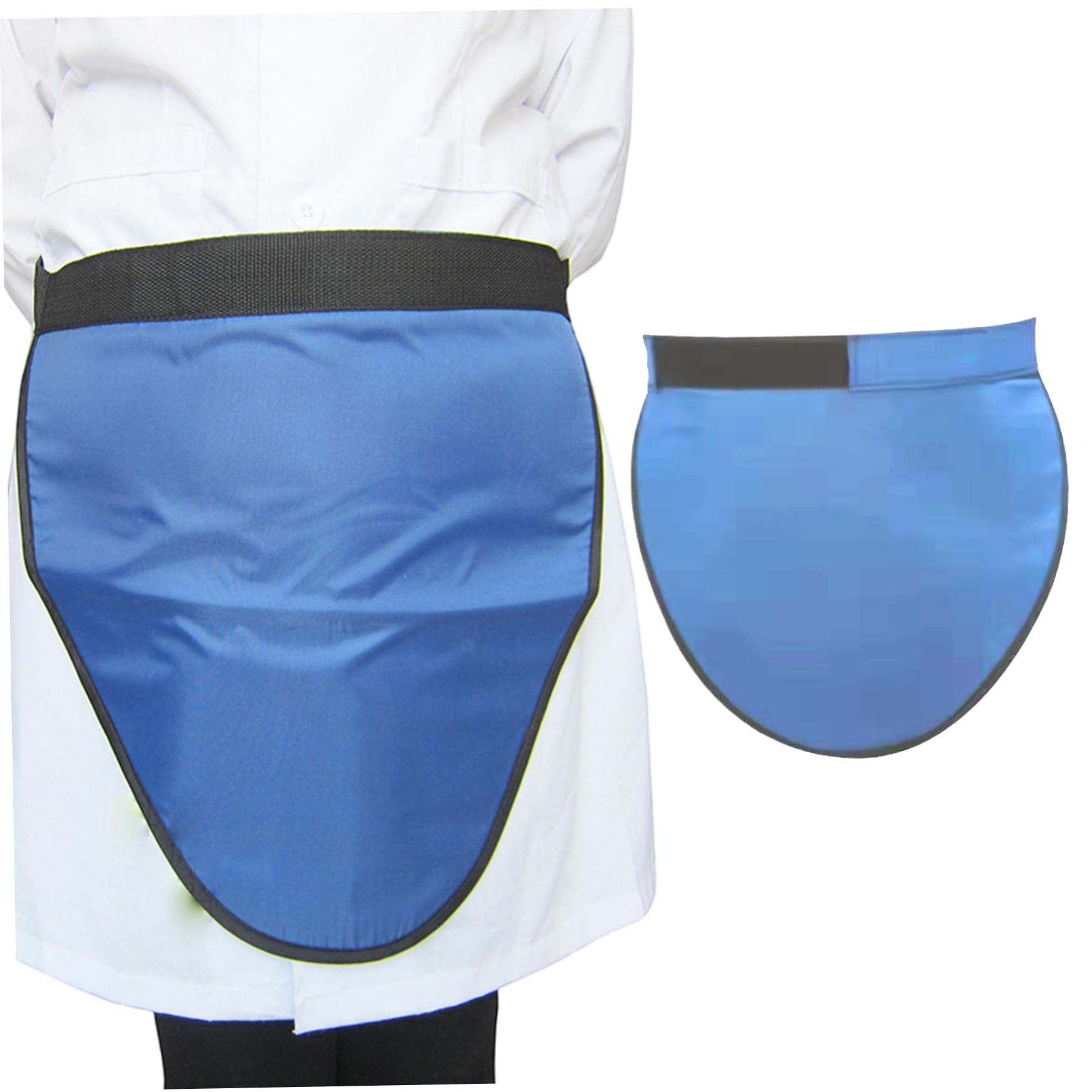 Delantal de Plomo, protección de Rayos X de 0.5 mmpb Media Delantal, 17.72x17.72 Pulgadas de protección Impermeable de Seguridad para Herramientas para el hogar XRAY Techs