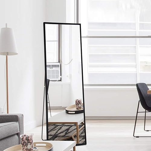 Espejo de longitud completa para el suelo, espejo de cuerpo completo, espejo de pie, espejo de cuerpo completo, espejo de baño, espejo largo para