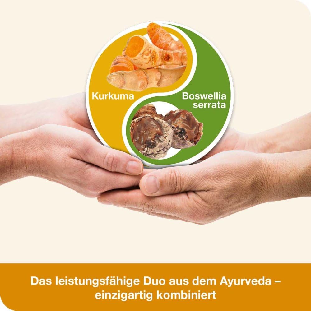 curcumin-Loges® plus Boswellia - 120 Kapseln - Nahrungsergänzungsmittel mit hoch bioverfügbarem Curcumin und Boswelliasäuren sowie Vitamin D