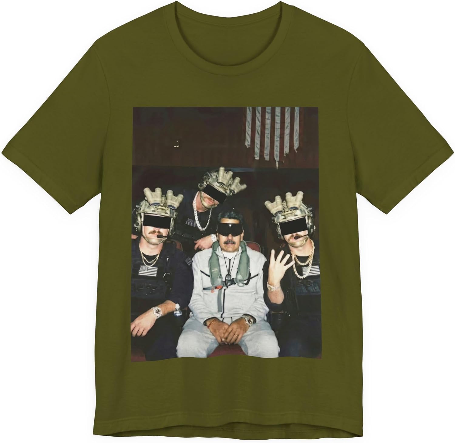 Maduro Parody Captured 2026 Funny Shirt Men Venezuela News Nicolas Capturado por Estados Unidos