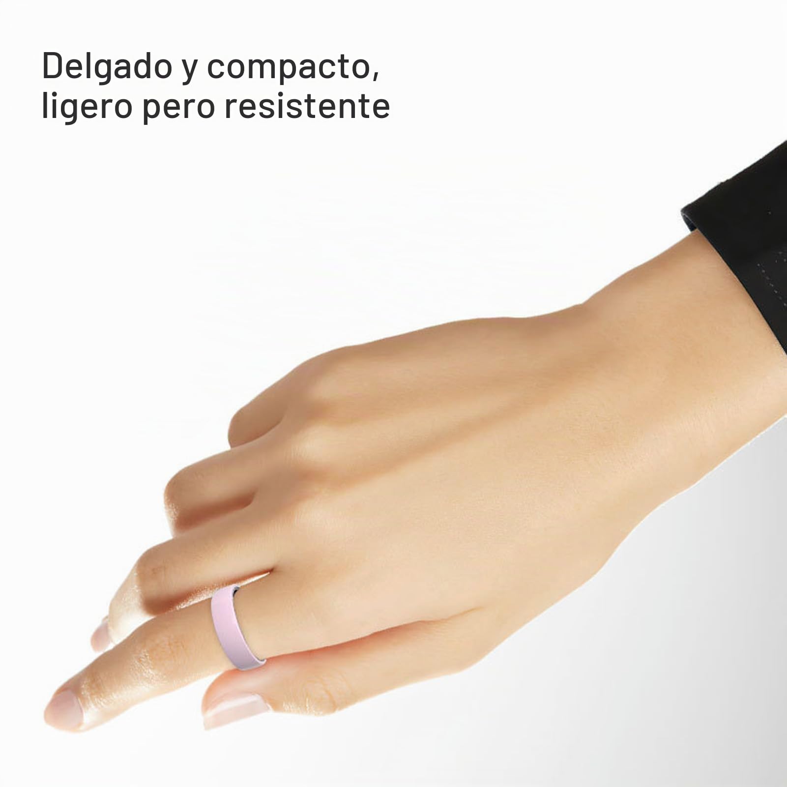 Annadue NFC Smart Ring Health Tracker para Hombres y Mujeres, Anillo de Seguimiento de Pasos Preciso con Múltiples Modos Deportivos, Resistencia Al Agua IP68, Carga Magnética, 20 MAh (7)