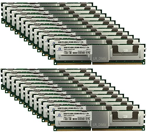Adamanta 768GB (24x32GB) LRDIMMAbvO[h K@: HP Proliant DL360p G8 Intel E5-2600v2V[Y CPU DDR3 1066MHz PC3-8500 ECC גጸ IMB