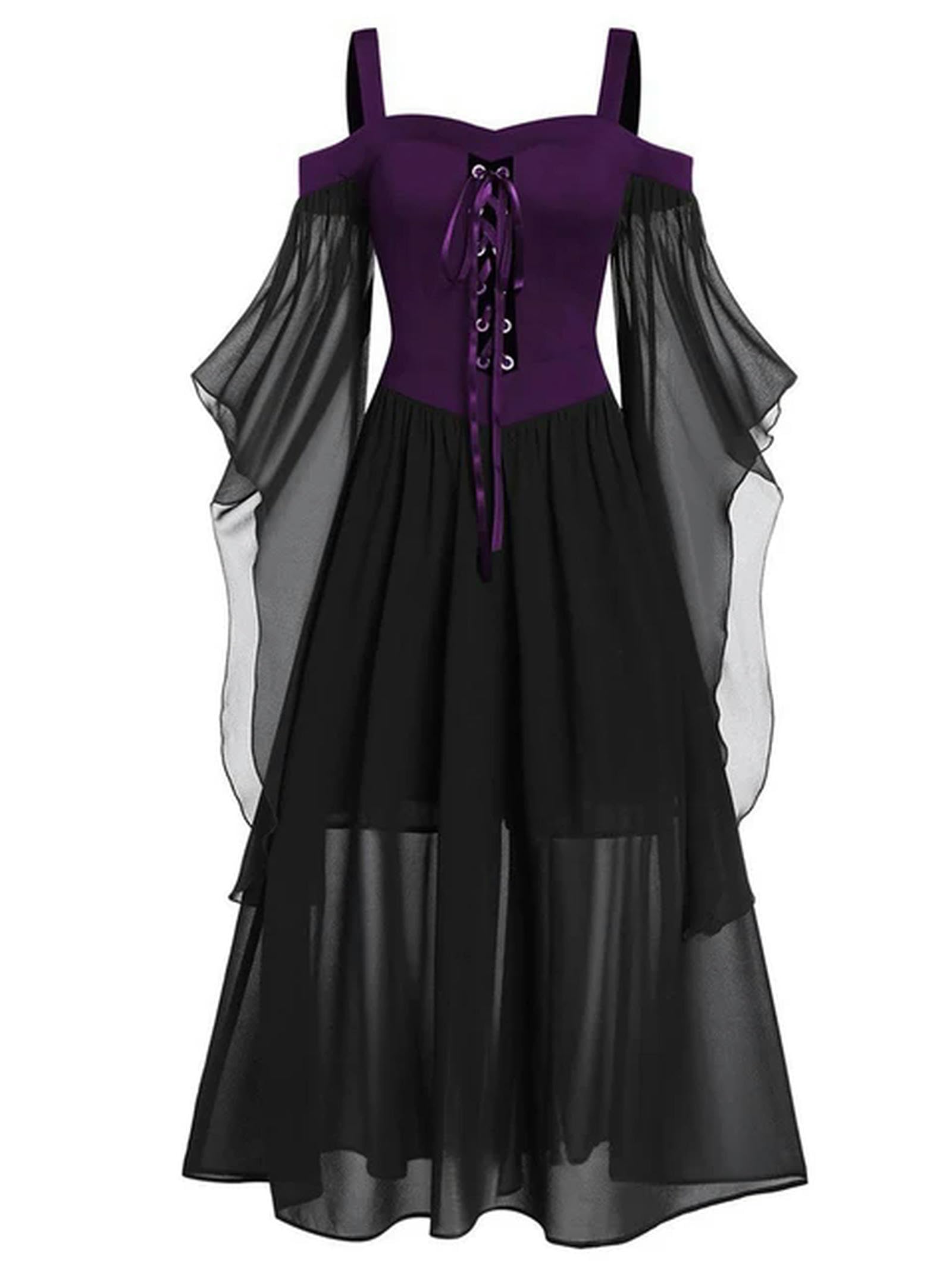 Robe bandage en maille violette pour vos soirées habillées en 4XL