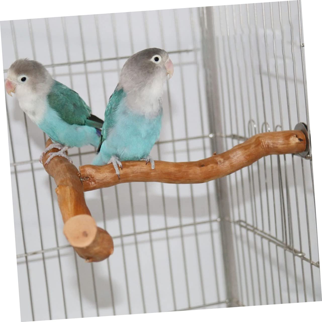 BESPORTBLE 3pezzi Trespolo t per Pappagalli e Cockatiel Gioco Resistente all Usura Accessorio per Uccelli da Masticare per Gabbie Sostegno Naturale e Sicuro per Tuo Volatile