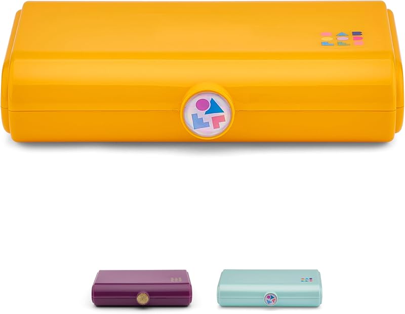 Estojo de maquiagem para viagem Caboodles Take-It Tote, Mustard