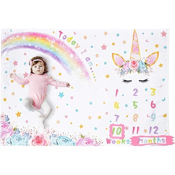 unicorn baby blanket
