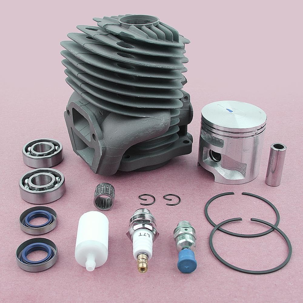 Kit cuscinetto a sfere scanalato con pistone cilindro da 51 mm for sega a catena, for parti del motore del motore della sega for calcestruzzo Husqvarna K750 K760 Kit cilindro motosega