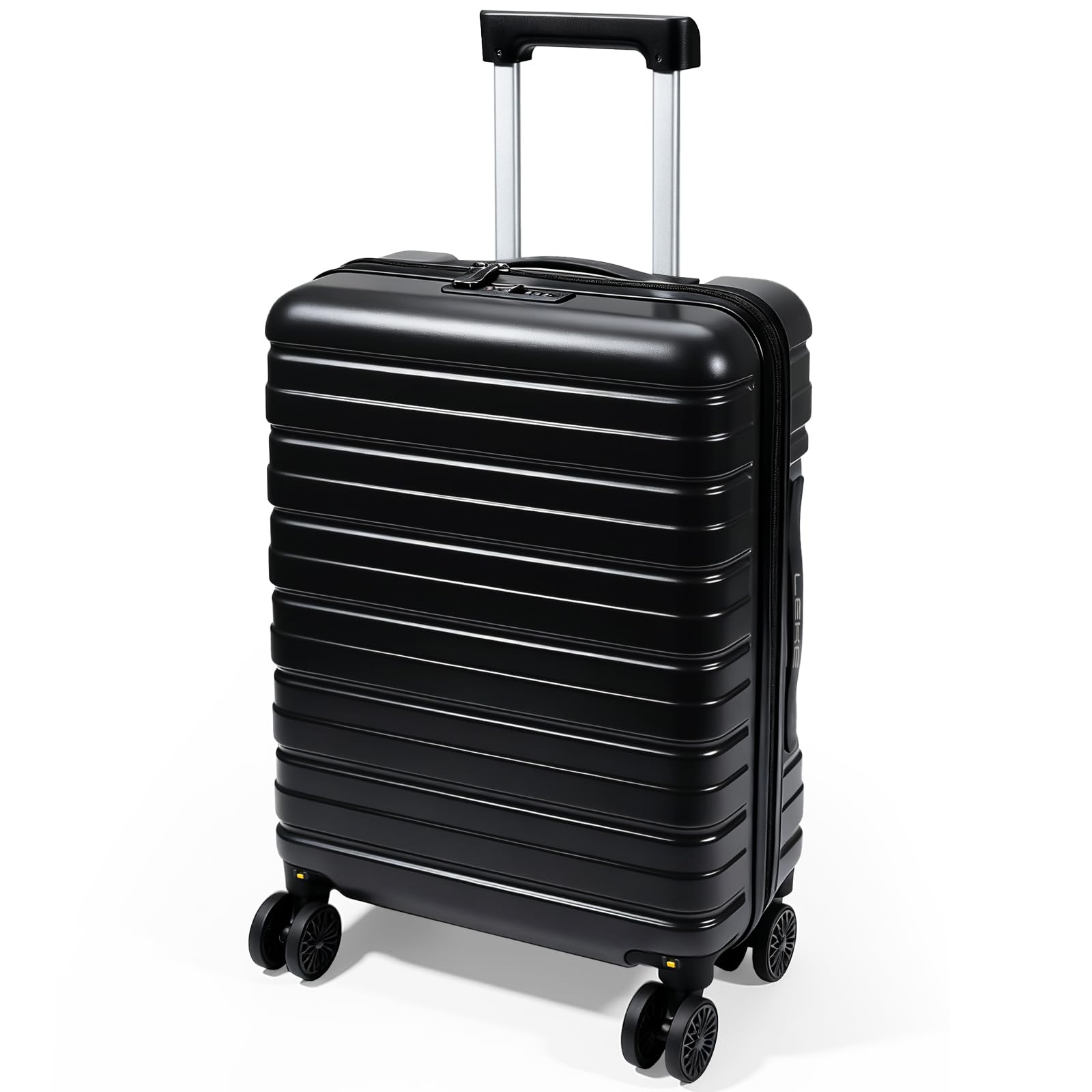 Lekesky Handgepäck Koffer, Klein Hartschalenkoffer mit TSA Schloss, Trolley Handgepäck 4 Rollen Leicht ABS Hartschale Rollkoffer Kabinenkoffer