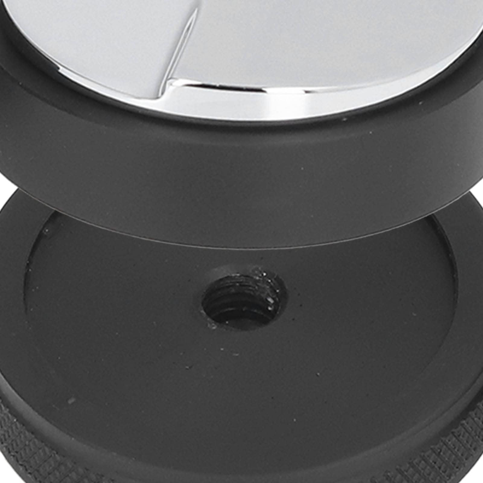 Distribuidor de café, Tamper de café en polvo ajustable de acero inoxidable, Tampers de mano de café profesionales, Herramienta niveladora de café Negro (XHTLLOylndp8-12)