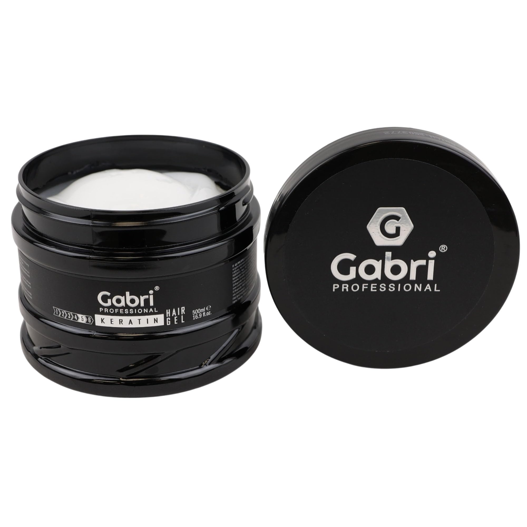 Gabri Hair Styling Gel, Firm Hold Styling Hair Gels, High Gloss, Anti-Frizz Effect, Edge Control - Image 4