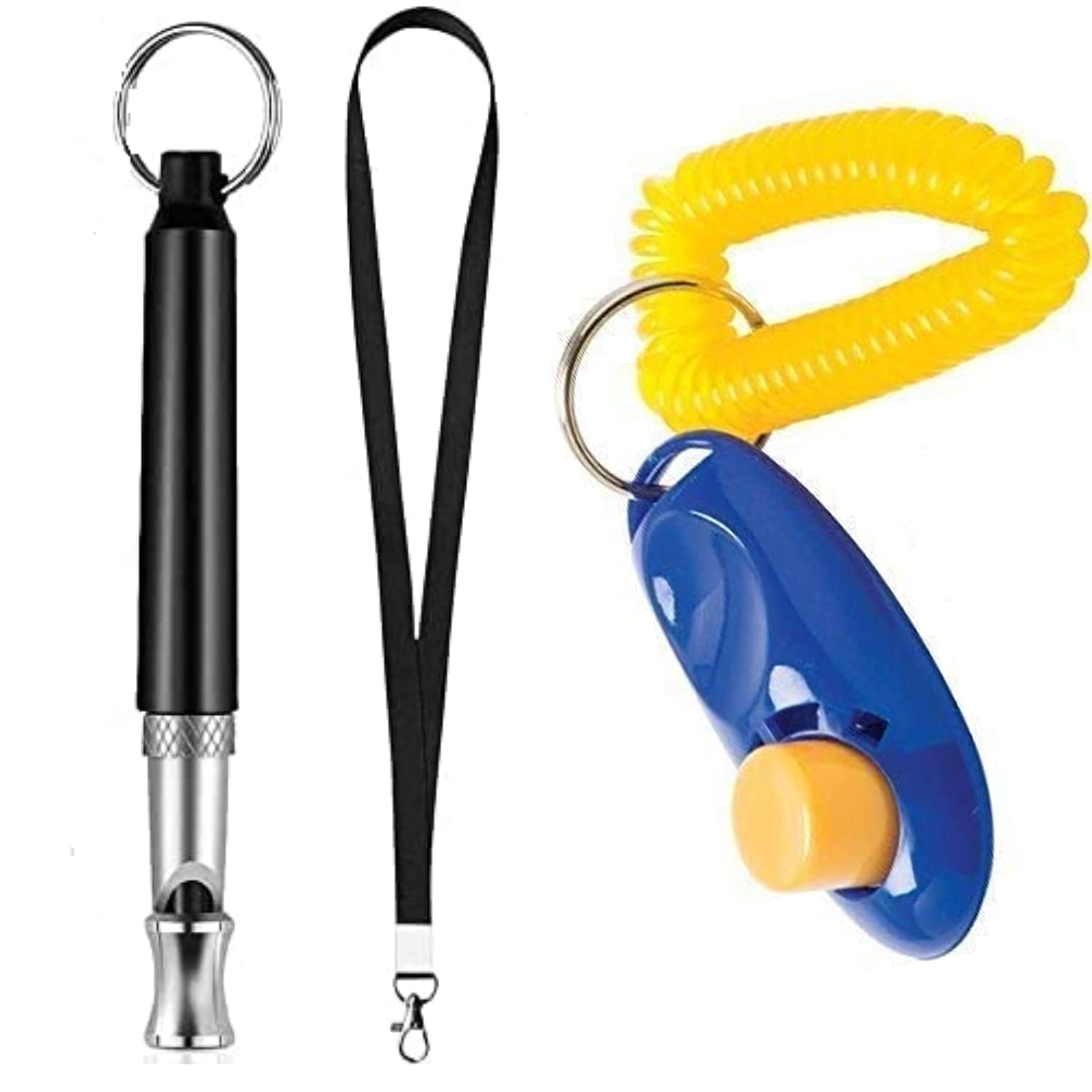 Emily Pets Dog Clickers with Wrist Bands, Colorful and Effective Training Tools Dogs Training kit for Puppy or Cat (Pack of 1, Combo) (B09RV5T216) Amazon Price History, Amazon Price Tracker