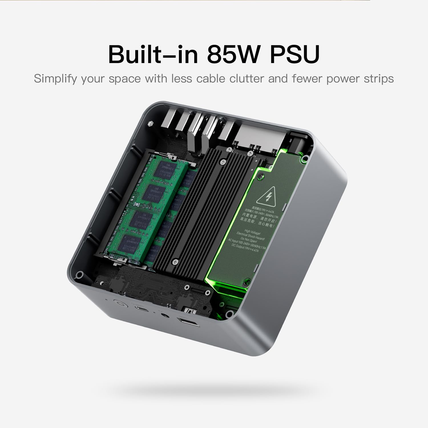 Beelink SER5 Mini PC, Windows 11 Pro, AMD Ryzen 7 5700U (Up To 4.3
