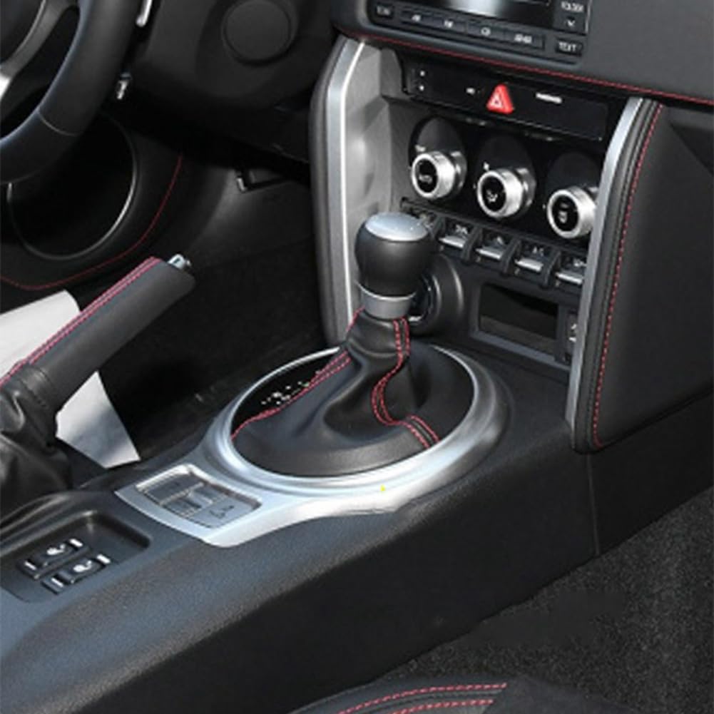 3X Dla BRZ 86 2012-2020 Konsola środkowa Pasek Boczny Panel Zmiany Biegów Pokrowiec Dekoracyjny Wykończeniowa Akcesoria Samochodowe