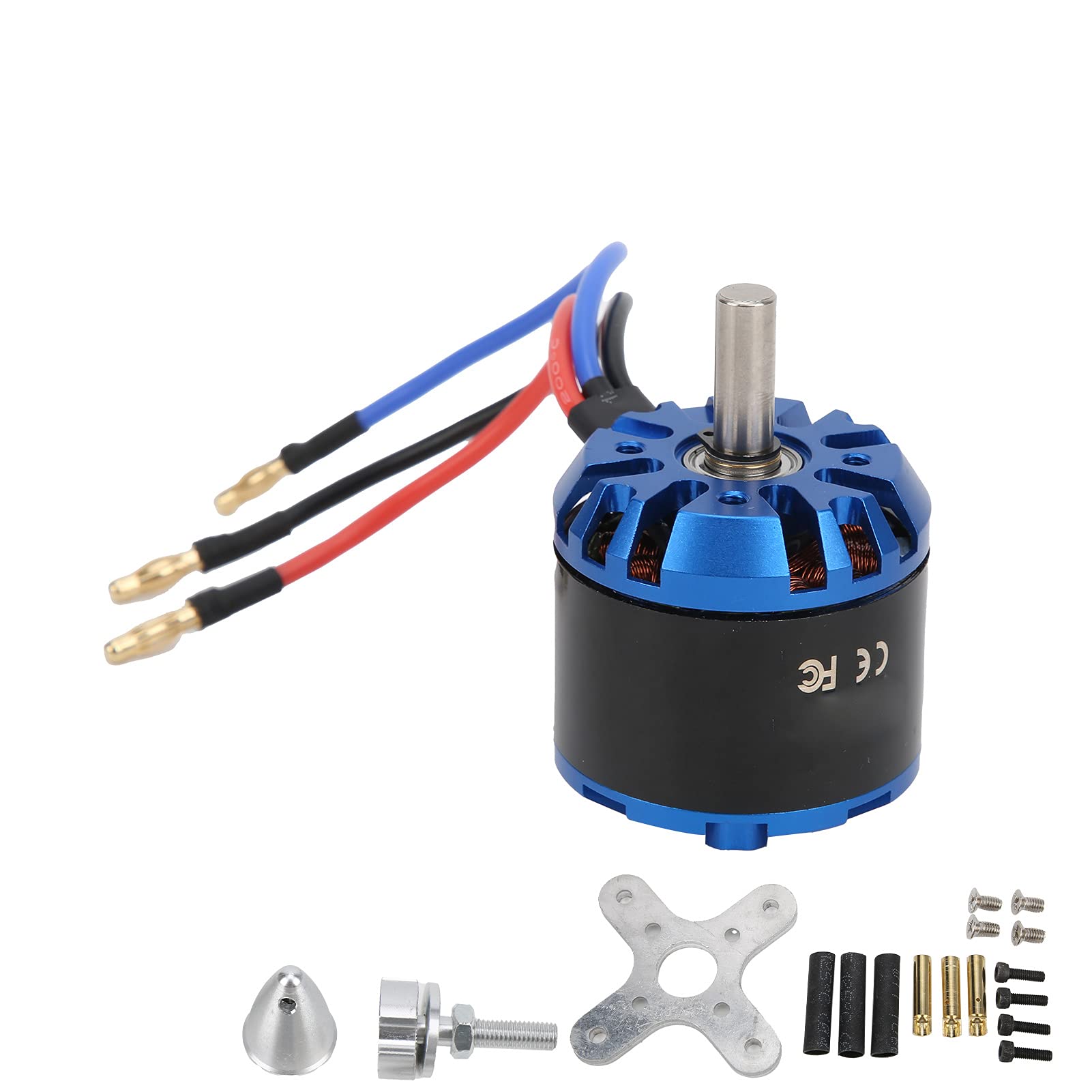 Domary RC 5055 400KV 1420W Moteur Brushless avec 4.0mm Fiche Banane Forte Efficace Haute Performance Mise À Niveau Pièces pour Avion RC