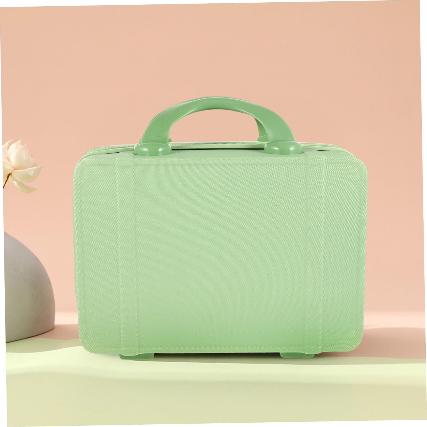 Leichter Tragbarer Mini Kosmetikkoffer Reise Make up Organizer mit Robustem Griff Multifunktional für Schmuck und Schreibwaren Modisch und Langlebig für Damen Unterwegs