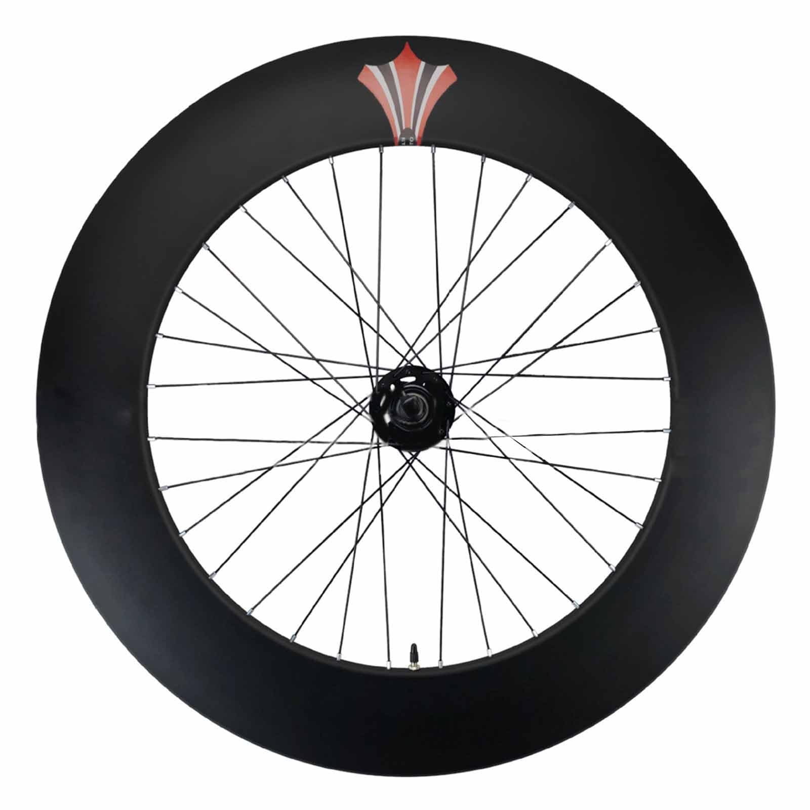 Zestaw kół Fixed Gear 700C ze stopu aluminium 90 mm felgi rowerowe z przodu 100 mm tył 120 mm bez tubeless, pasuje do rowerów wyścigowych ze stałą przekładnią.