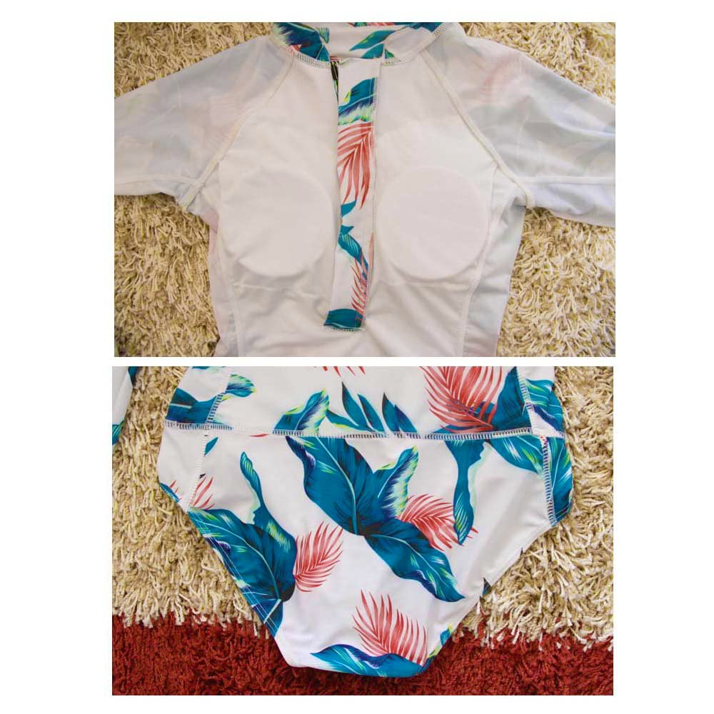 Elegant und Funktional Kurzarm,Ärmellos,Langarm Damen Badeanzug für Surfen,Strand,Sonnenbaden