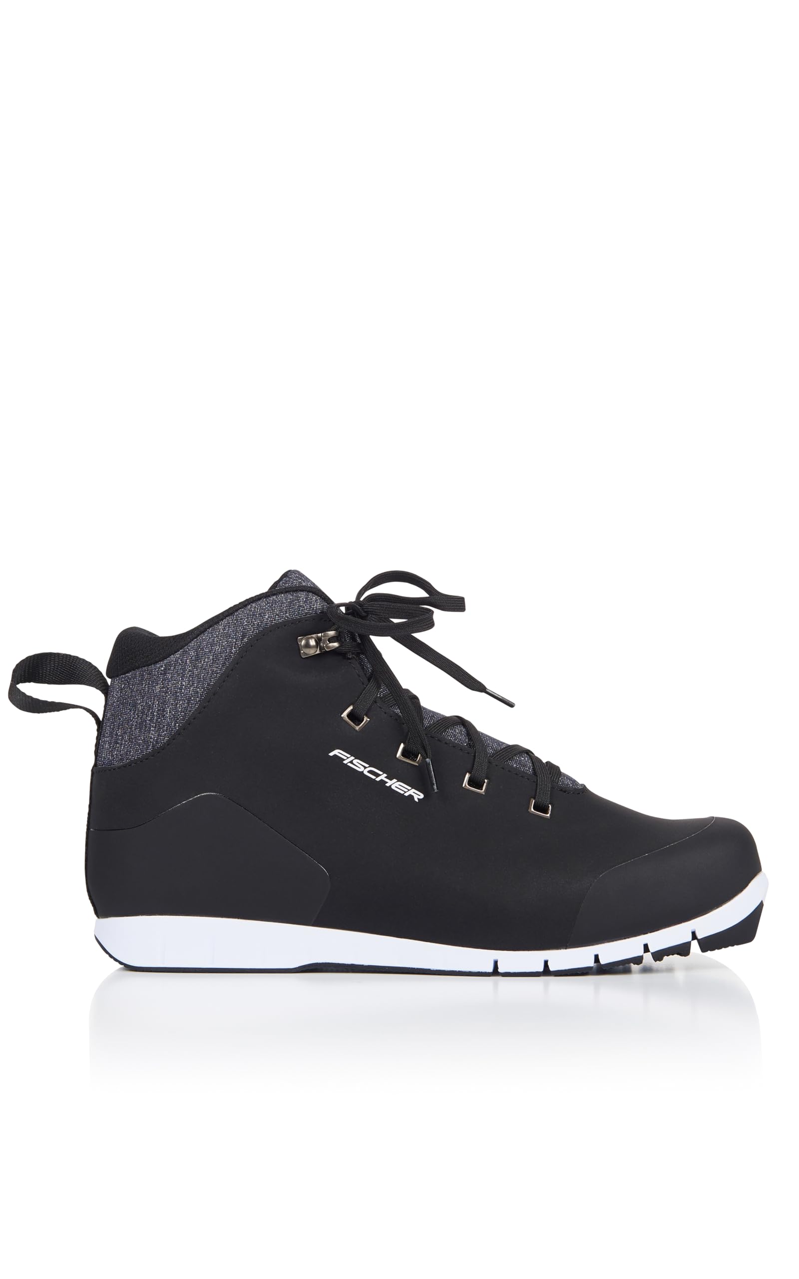 Fischer URBAN Pure Black Langlaufschuhe Herren I Langlaufschuhe & alltagstaugliche Sneaker I Hervorragende Geheigenschaften der Sohle I Wasserabweisend