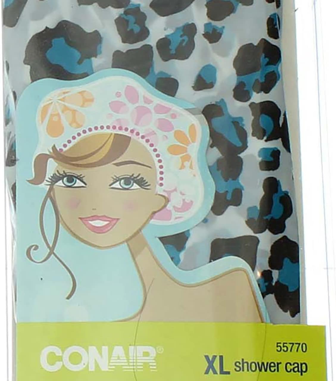 Extra Large Pink Polka Dot Waterproof Shower Cap