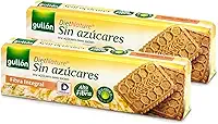 Kit 2 Biscoito Gullón Zero Açúcar Fibra Integral 170g | Integral | Rico em Fibras | Importado da Espanha