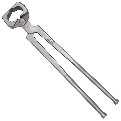 Equine Care 14-Inch Horseshoe Puller & Hoof Spreader Tool | Professional Serrated Jaw Farrier Pliers | Chrome Vanadium Steel, Rust-Resistant | Ideal for Farriers, Veterinarians & Horse Owners.