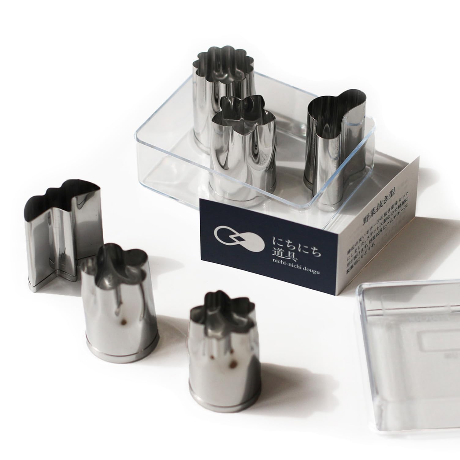 Amazon｜にちにち道具 野菜抜き型 6個入 ケース付 小 食洗機 対応 松