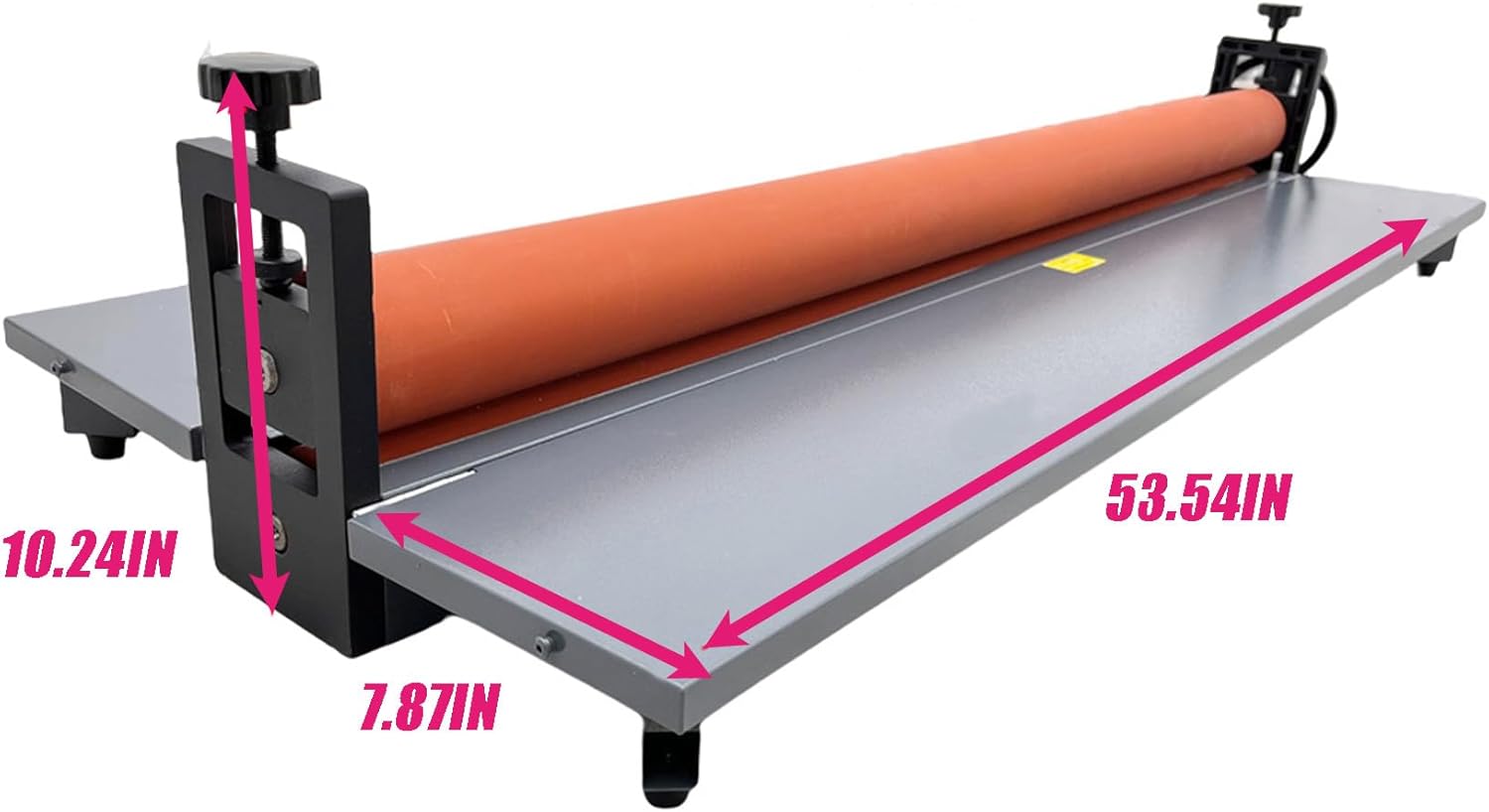 TECHTONGDA 51in Cold Laminator Machine Desktop Cold Laminator, Manual Vinyl Photo Film Cold Laminating Machine with Foldable Table, 1in Laminating Thickness