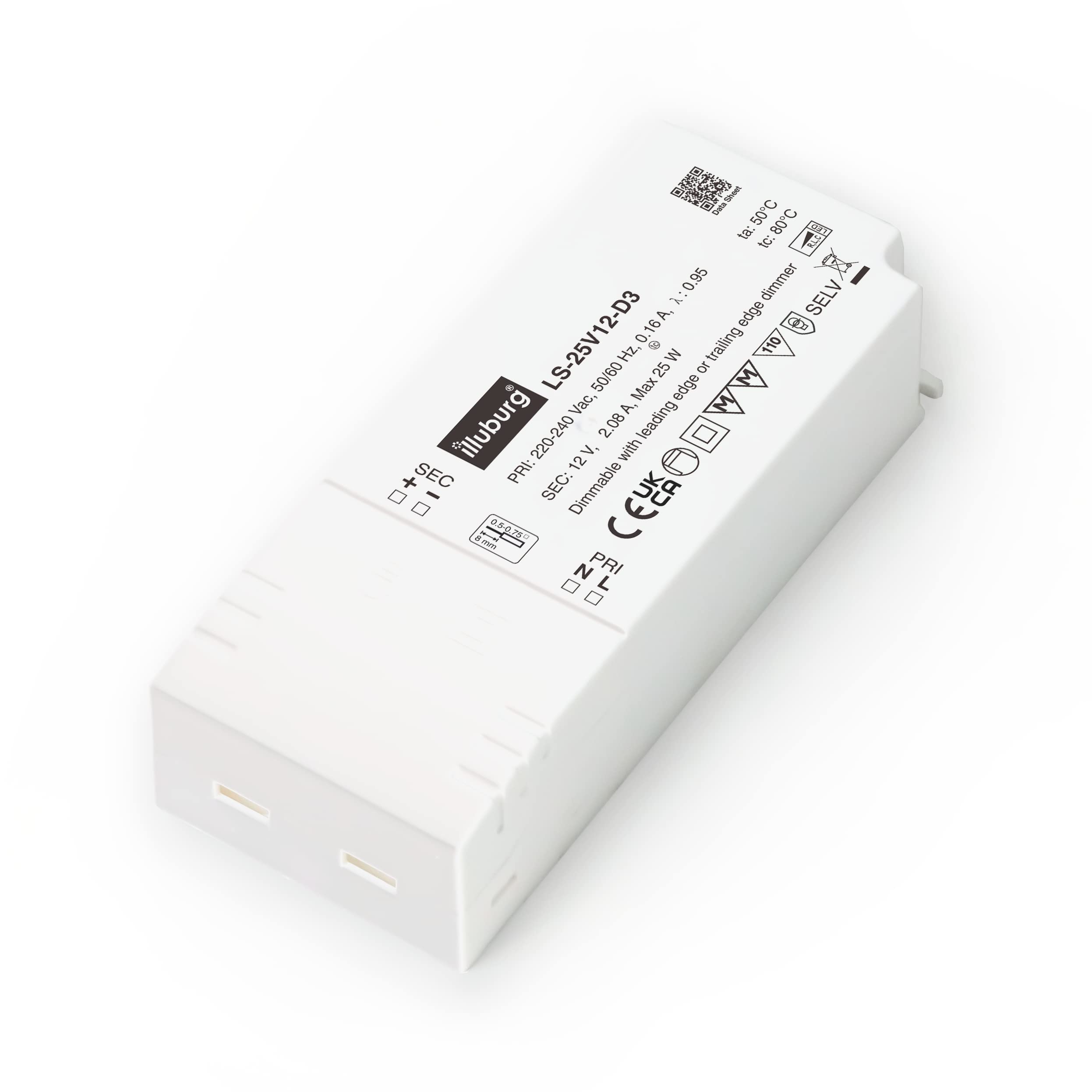 illuburg LED Driver 12V Dimmable TRIAC Phase Cut 10W - 25W for LED Strip Constant Voltage Power Supply Transformer โ image 1