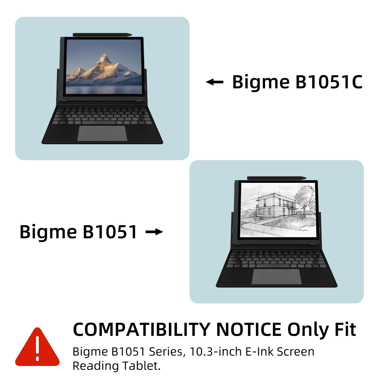 Amazon.com: Bigme Case with Keyboard B1051 Series Electronic Ink