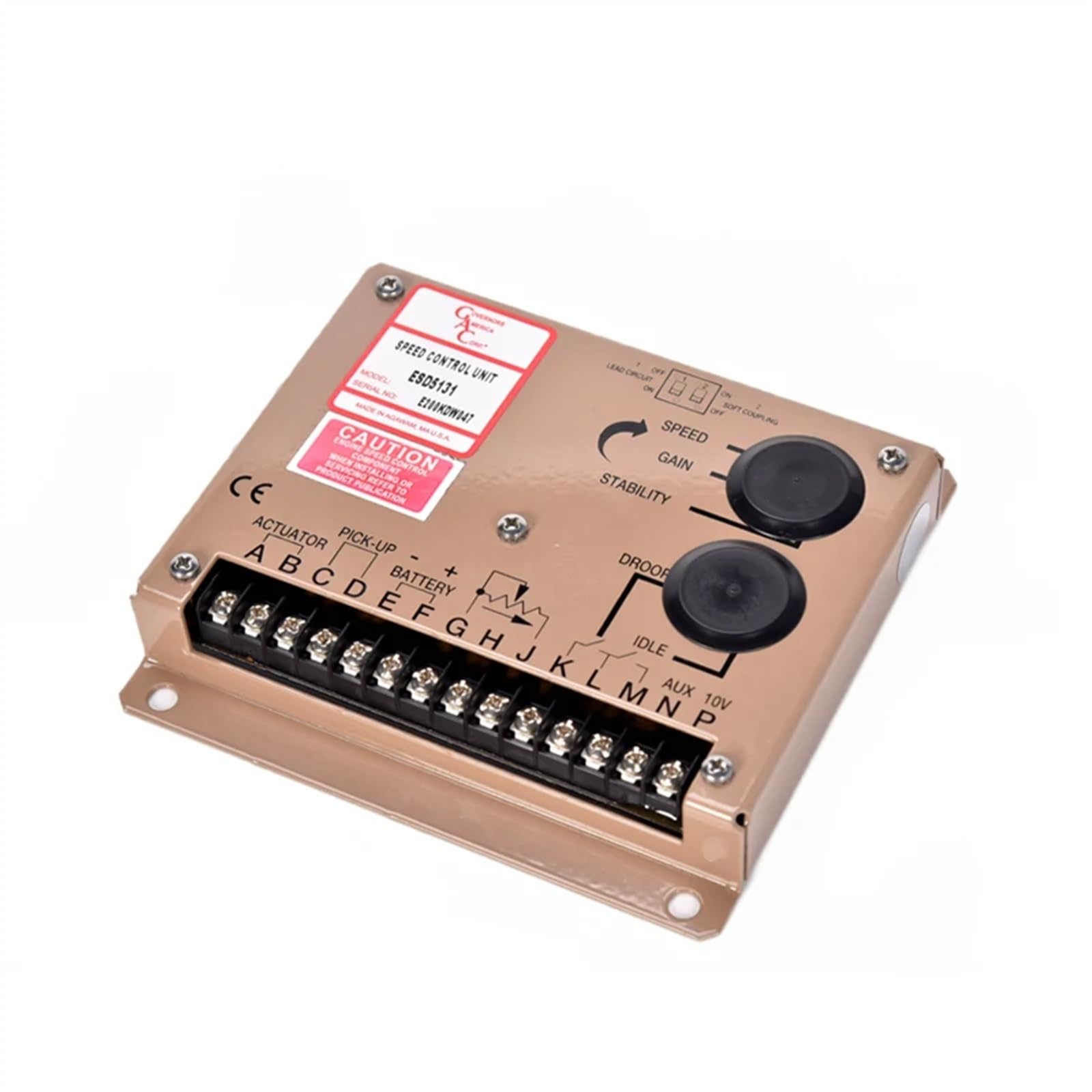 0P7BR328B ESD5131 Generator Speed Controller Engine Spearts Governor Control Board
