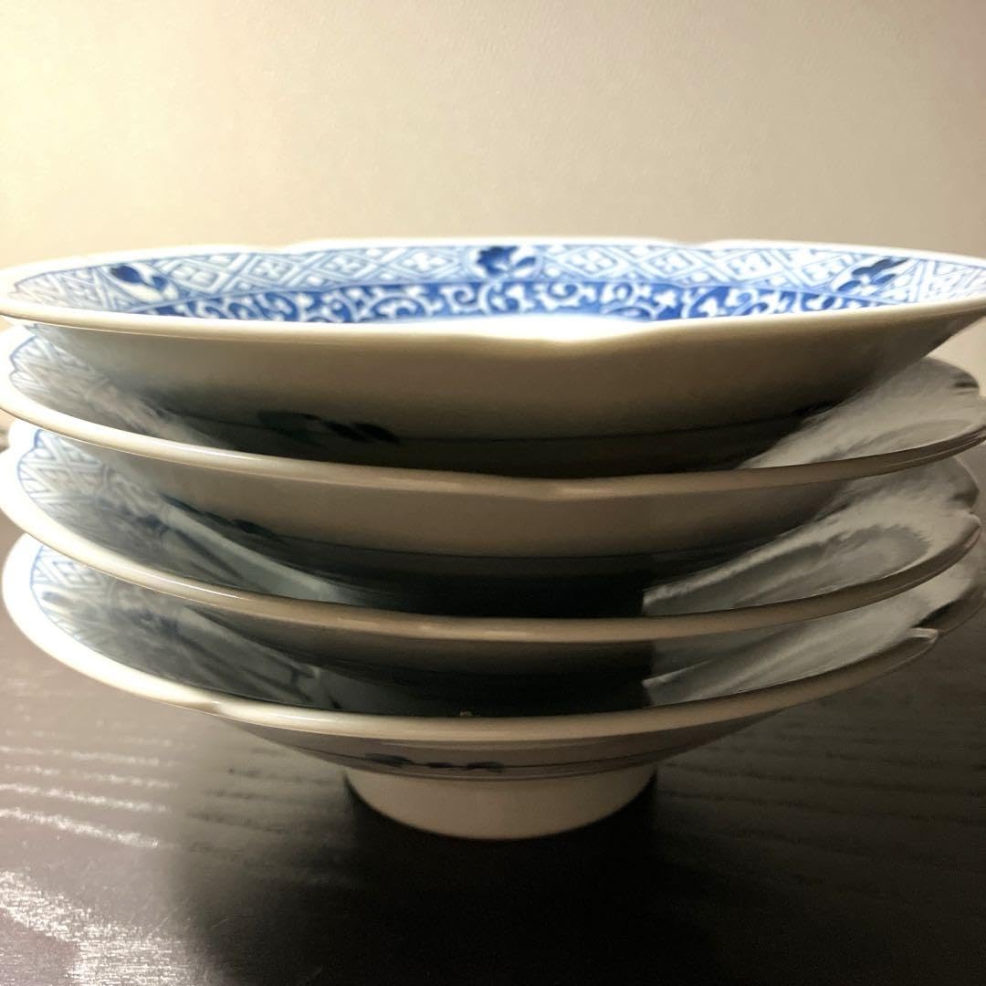陶芸作品 高台付き角皿4点セット 05814-664.jpg