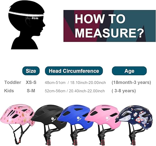 Miniatura 7 de GLAF Bicicleta de triciclo para niños de 1 a 3 años GLAF casco de bicicleta para niños pequeños de 1 a 3 años