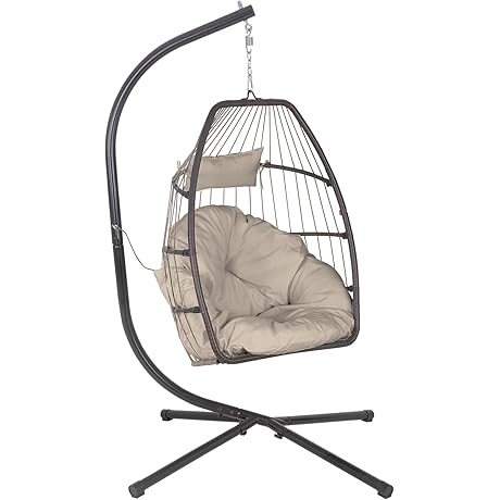 Swing Chairs for Bedroom: Egg Hanging Chair with Stand