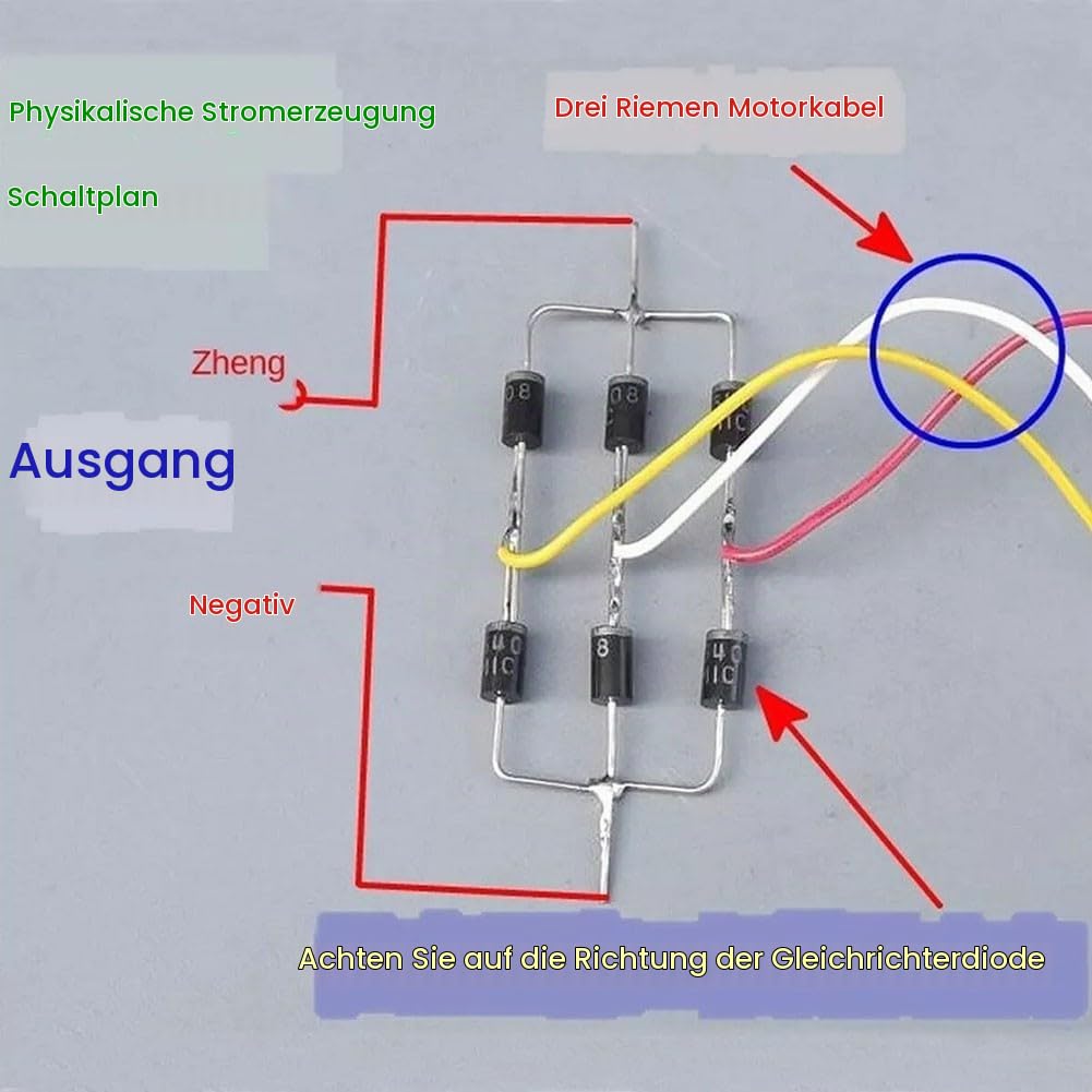 Multi Energy 200W 3Phasen Bürstenloser Windgenerator Tragbare Windkraftanlage Generator Erneuerbare Energie Generator für nachhaltige Stromerzeugung
