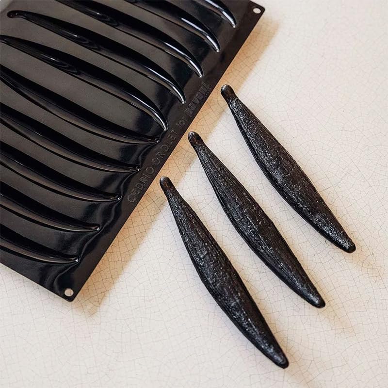 Pavoni Moule Silicone Vanille Noir Minimaliste