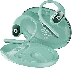 Fone de Ouvido Esportivo Bluetooth 5.4 TWS, Som Hi-Fi Estéreo, Microfone com Cancelamento de Ruído ENC, Toque Sensível, IPX5 à Prova d’Água, Compatível com Android e iOS – Verde